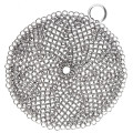 Stainless Steel Chainmail Scrubber for Iron Cleaning in Kitchen